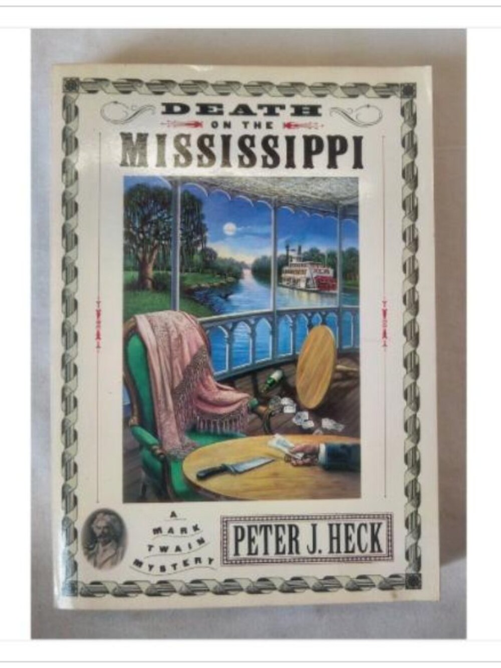 Death on the Mississippi A Mark Twain Mystery Berkley Prime Crime 1st 1995 PB